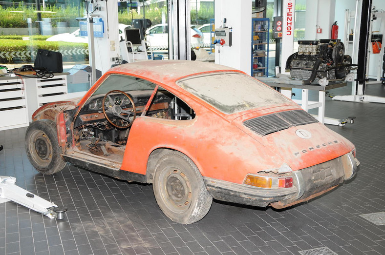 Porsche 911 (901) z 1964 r. przed renowacją