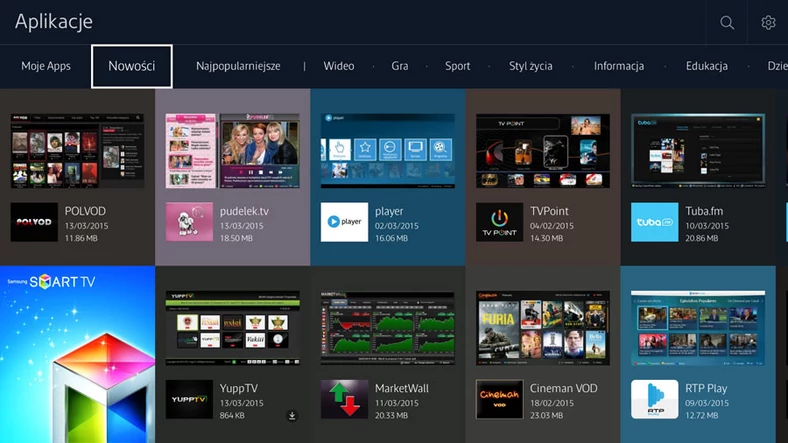 Duży wybór aplikacji to atut telewizorów z ekosystemem Samsunga