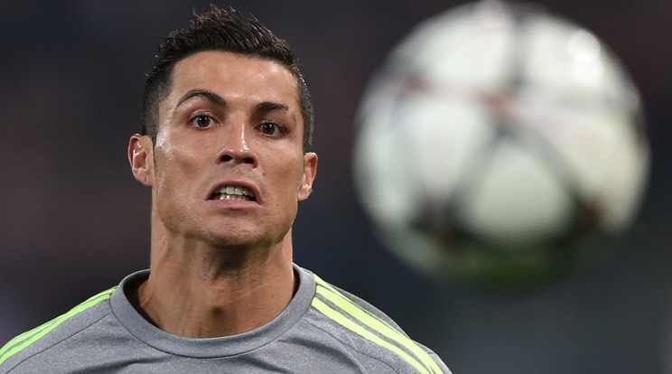 Cristiano Ronaldónak nem kellett erőlködnie az újabb millióért /Fotó: AFP
