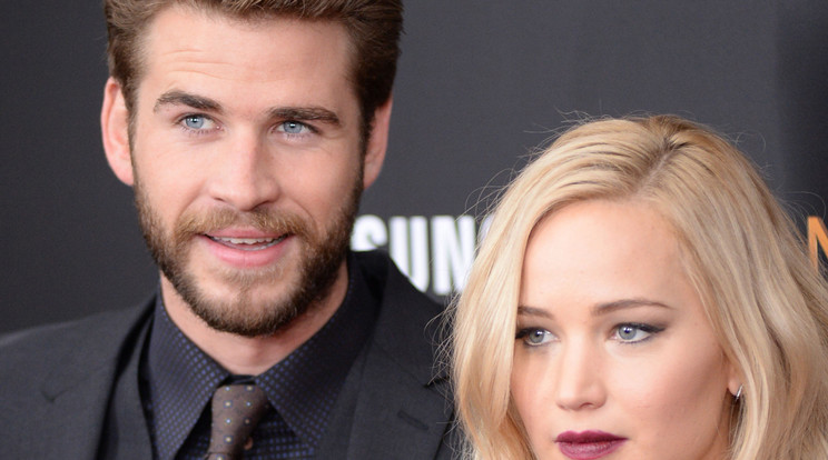 Jennifer Lawrence és Liam Hemsworth, az Éhezők viadala sztárjai / Fotó: Northfoto