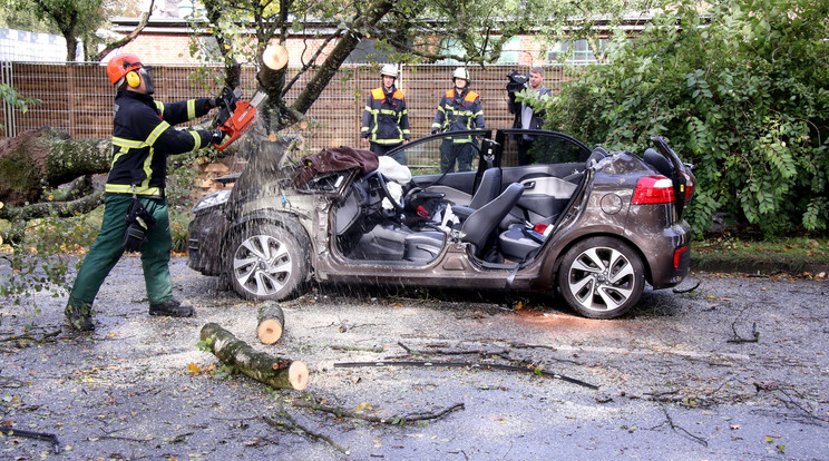 Halálos vihar Németországban - Fotó: AFP