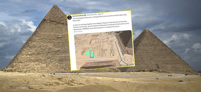 Zaskakujące odkrycie koło piramid w Egipcie. Archeolodzy: to nie powstało samo