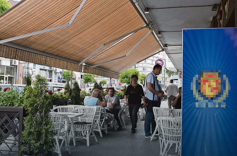 Bašta restorana u kojem je pretučen hirurg