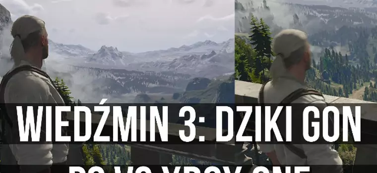 Wiedźmin 3 - PC kontra Xbox One (ustawienia niskie)