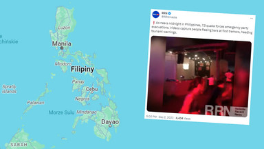 Bardzo silne trzęsienie ziemi na Filipinach. Natychmiastowa ewakuacja