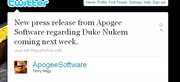 Duke Nukem Forever nie umarł? Apogee ma coś do powiedzenia