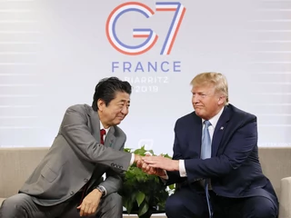 Shinzo Abe i Donald Trump