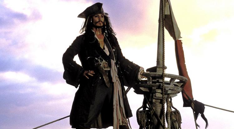 Johnny Depp, mint Jack Sparrow