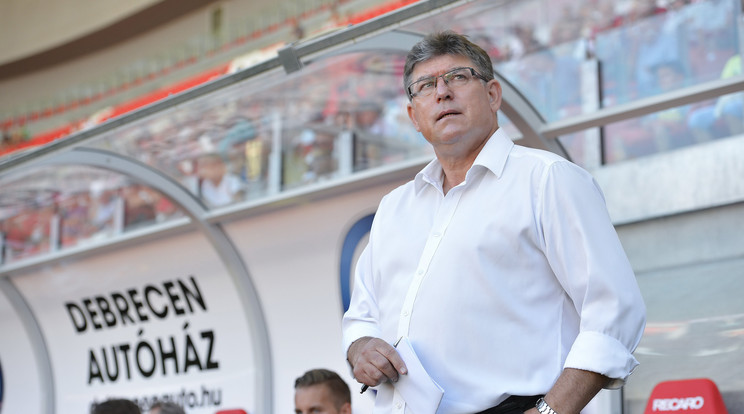 Leonel Pontest az utolsó meccs előtt küldte el a Debrecen, újra Herczeg András lett a Loki vezetőedzője /Fotó: MTI-Czeglédi Zsolt