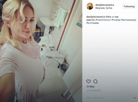 Danijela Vranje&scaron; opet sa stomakom