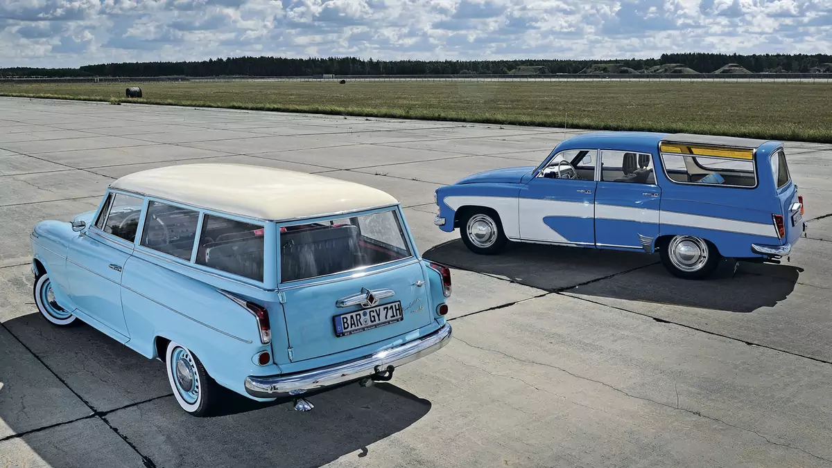 Borgward Isabella Combi kontra Wartburg Camping - do sportu i rekreacji