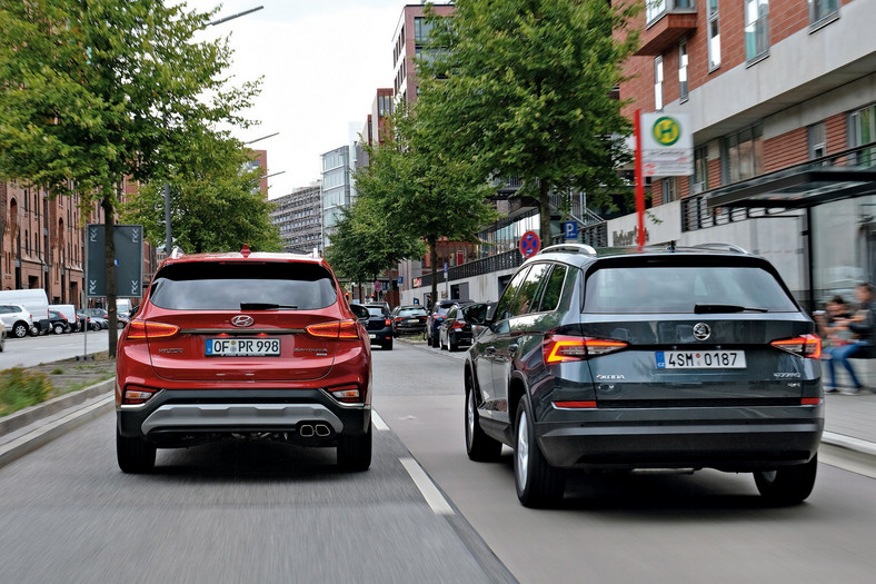 Porównanie dużych SUV-ów: Hyundai Santa Fe kontra Skoda Kodiaq