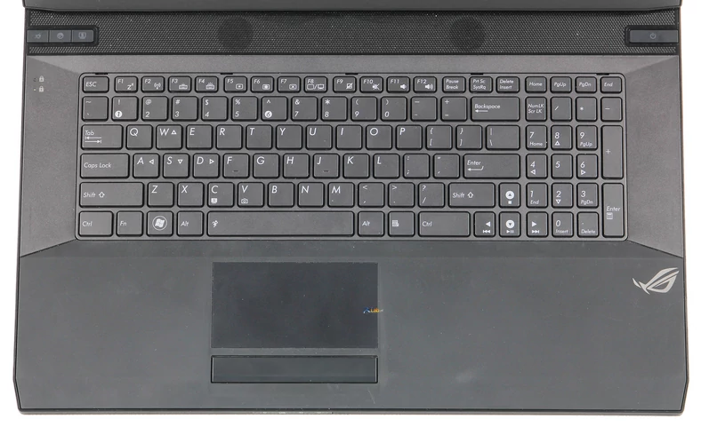 Klawiatura laptopa ASUS G73Sw (kliknij obrazek, aby go powiększyć)