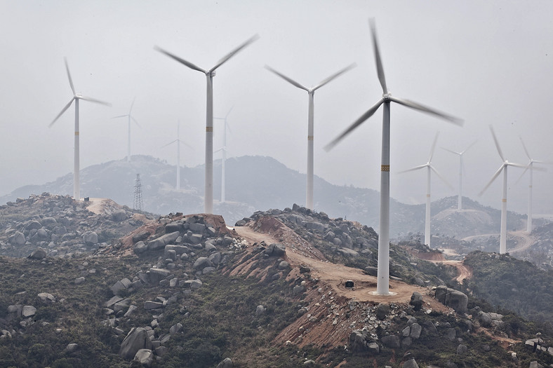 Turbiny wiatrowe w Chinach