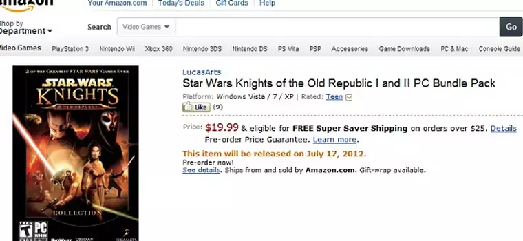 Spóźnialscy, Star Wars: Knights of the Old Republic Collection to coś dla Was