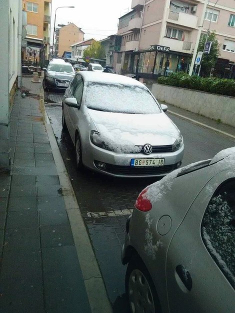 Sneg u Novom Pazaru