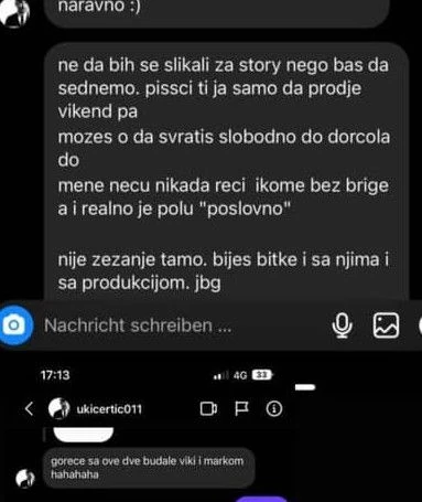 Prepiska Uroš Ćertić i Sanja Grujić