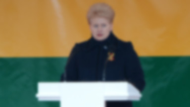 Litwa: w święto niepodległości Grybauskaite apeluje o jedność