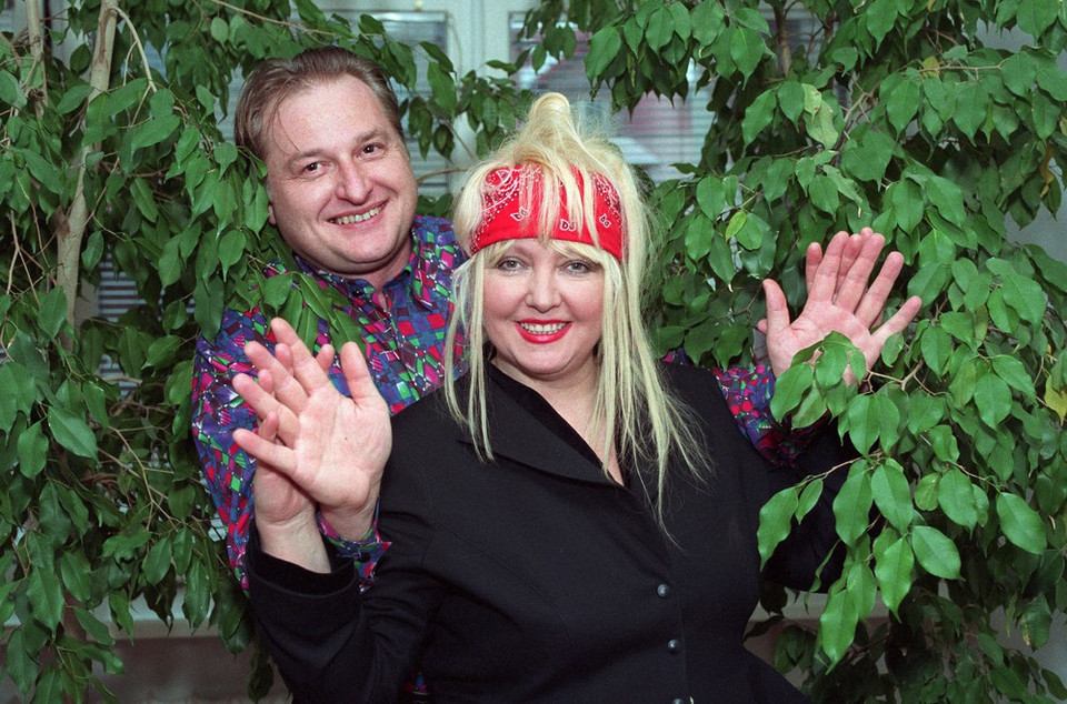 Maryla Rodowicz i Andrzej Dużyński w 1993 r.