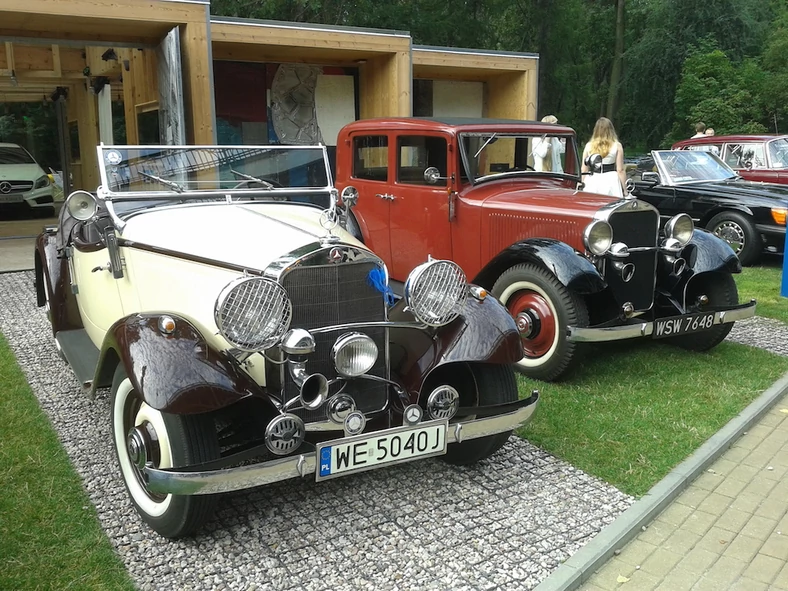 Mercedes 200 radster z 1936 r. oraz model 200 z 1933 r.