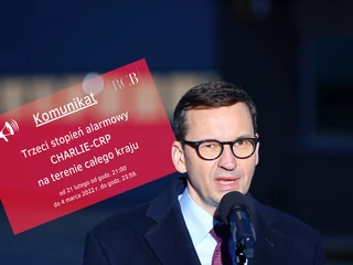 Premier Mateusz Morawiecki wprowadził w Polsce trzeci stopień alarmowy CRP (CHARLIE) w poniedziałek wieczorem. Będzie obowiązywał co najmniej do 4 marca 2022 r., choć wszystko zależy od rozwoju sytuacji na Ukrainie