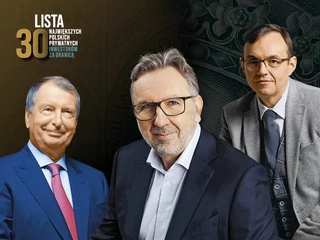 Lista 30 Największych Polskich Prywatnych Inwestorów za Granicą. Od lewej: Jerzy Starak, Michał Sołowow, Piotr Krupa.