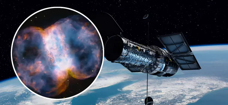 Teleskop Hubble'a uchwycił "kosmiczne hantle". Tak wygląda gwiezdny kanibalizm