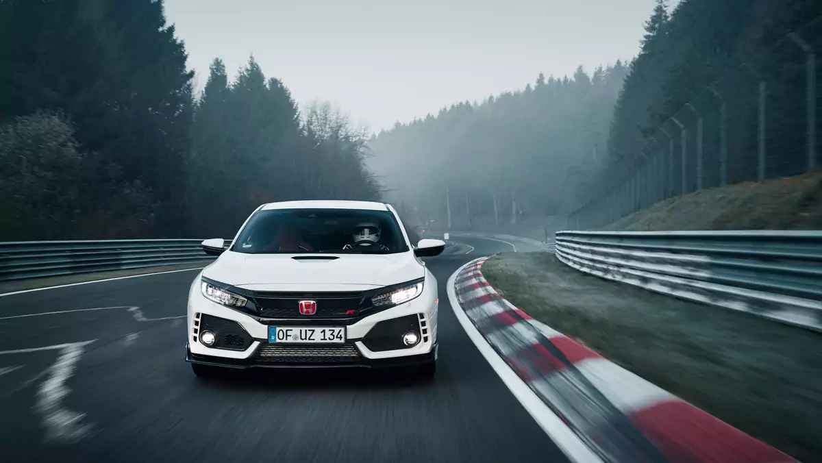 Honda Civic Type R z nowym rekordem na Nordschleife