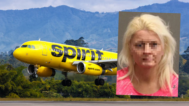 Agresywna i pijana 42-latka uderzała i kopała stewardessę