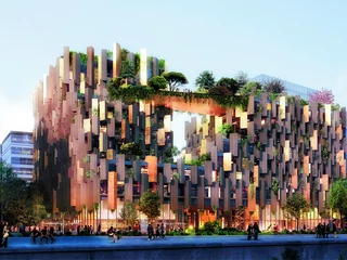 Japoński architekt Kengo Kuma to mistrz drewna, który stworzył niezwykły projekt paryskiego hotelu 1Hotel Paris