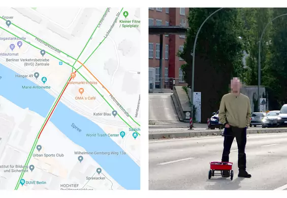 Niemiecki artysta zhakował Google Maps, biorąc na spacer 99 smartfonów