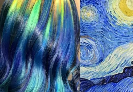 Włosy jak obraz Van Gogha? Zobacz te niesamowite koloryzacje