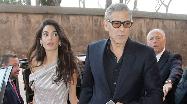 Amal kifejezetten szereti, ahogy a kedvese, George Clooney öregszik /Fotó: Northfoto