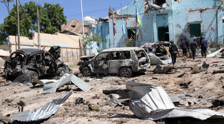 Polkolgép robbant Szomáliában/Fotó:  MTI