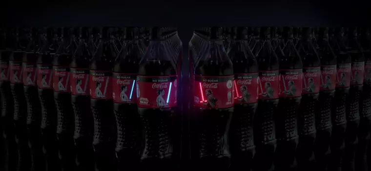 Panele OLED na butelkach Coca-Coli. To limitowana edycja dla fanów Star Wars