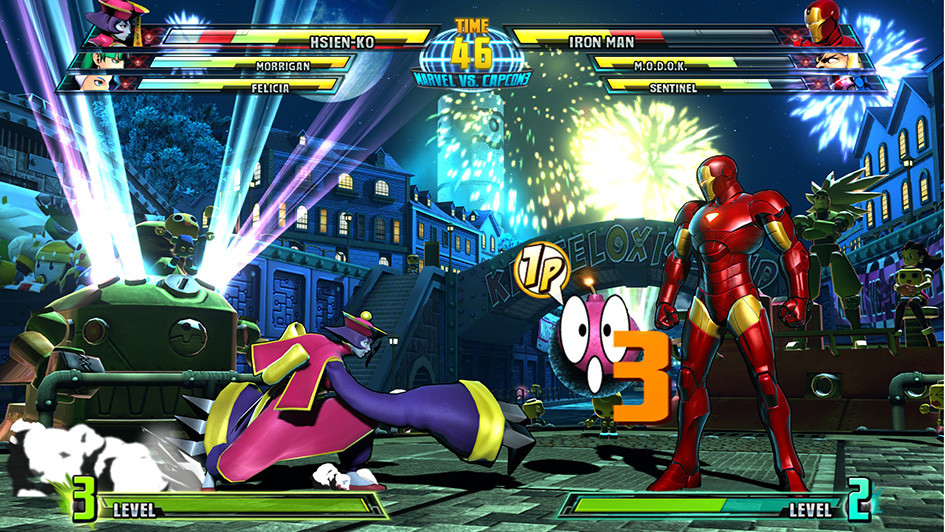 Kadr z gry "Marvel vs. Capcom 3: Fate of Two Worlds"