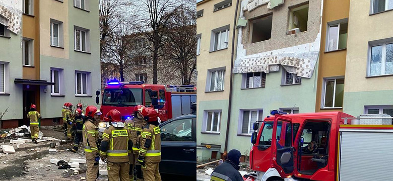 Wybuch gazu w bloku w Rzeszowie. Ewakuowano 16 osób, jedna została ranna