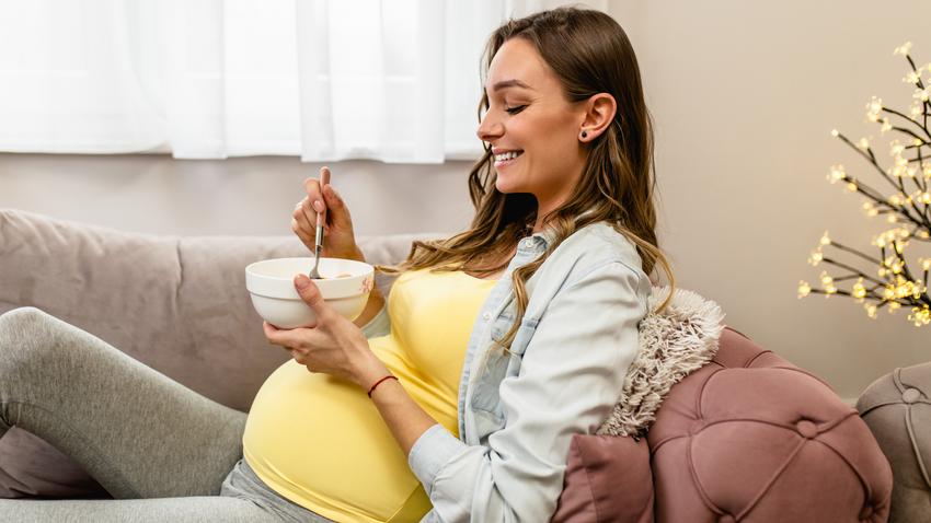 terhes nő, várandósság, étkezés