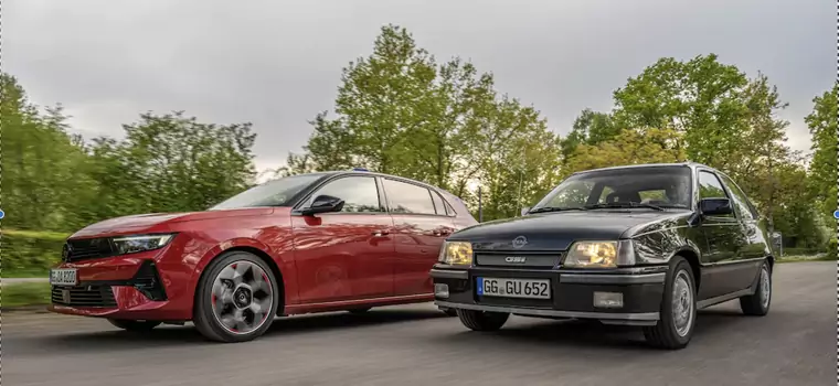 Nowy Opel Astra kontra Kadett E GSI  – czy dawniej wszystko było lepsze?