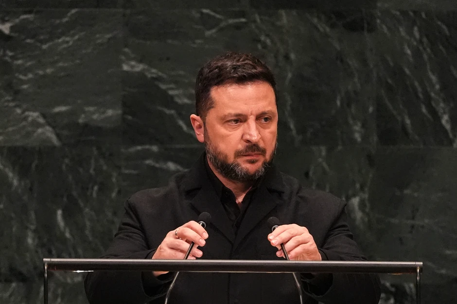 Volodimir Zelenski govori u Generalnoj skupštini UN 23. septembra