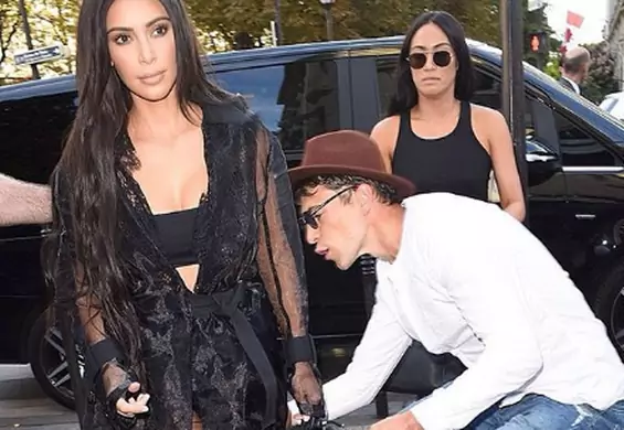 Pocałował Kim Kardashian w tyłek, a wcześniej chciał "porwać" Gigi Hadid. Prankster gwiazd atakuje