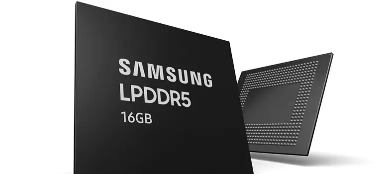 Samsung rozpoczął masową produkcję kości LPDDR5 o pojemności 16 Gb