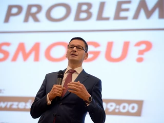 Wicepremier Mateusz Morawiecki podczas konferencji pt. "Jak rozwiązać problem smogu?"