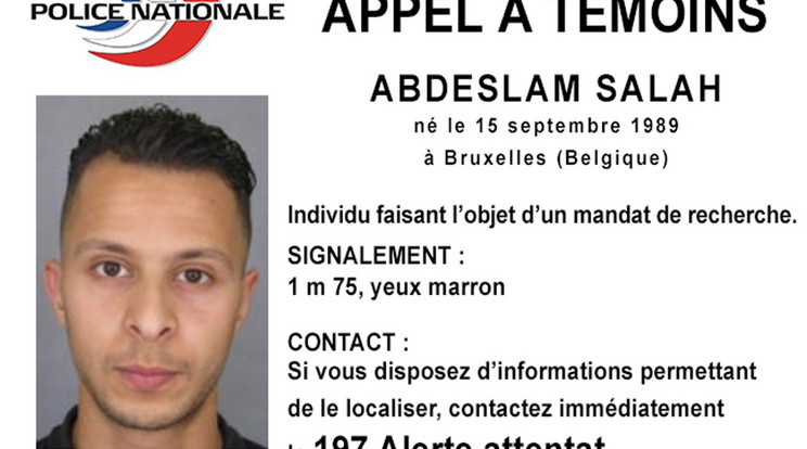 Ő Salah Abdeslam, aki elmenekült a merényletek után - Fotó: AFP