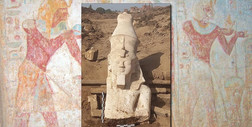 Po prawie wieku poszukiwań odnaleziono część posągu faraona Ramzesa II