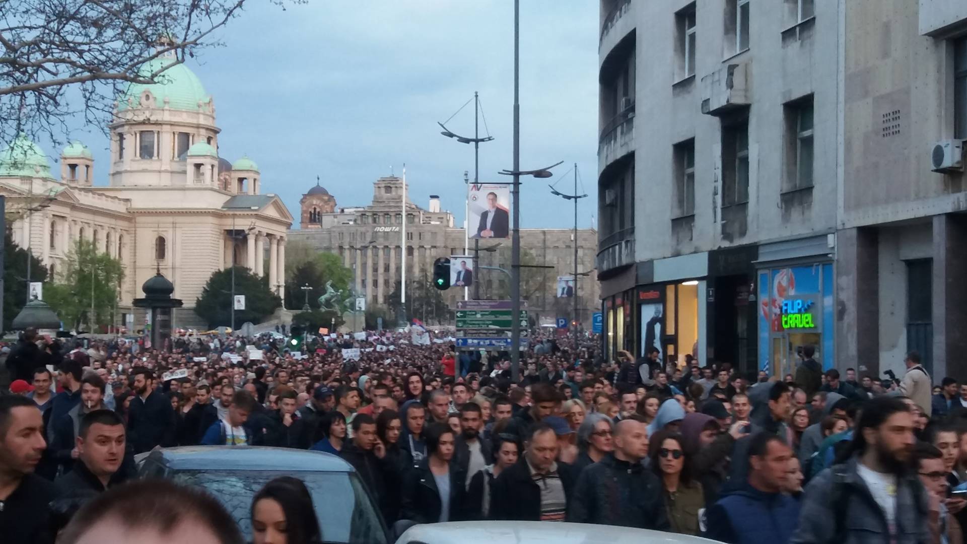 "Protest protiv diktature 2": Šetnja bunta bez incidenata i sa jasnom porukom