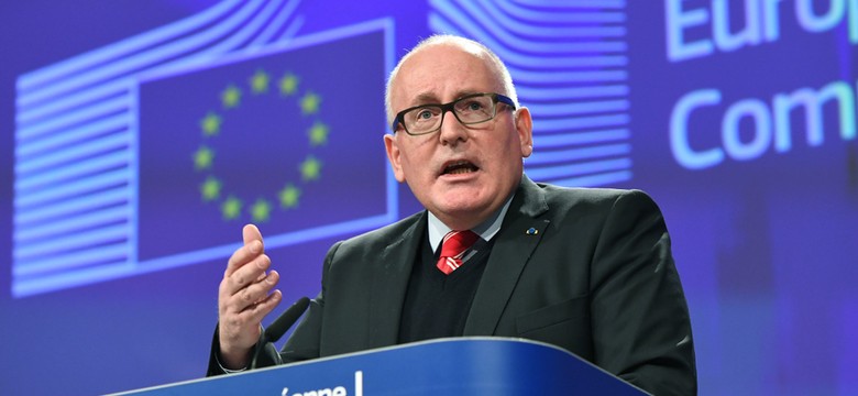 Timmermans nie zostawi sprawy Polski na czas kampanii. "To nonsens"