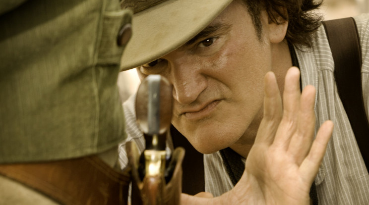 Quentin Tarantino a Django elszabadul forgatásán (Fotó: RAS-archív)