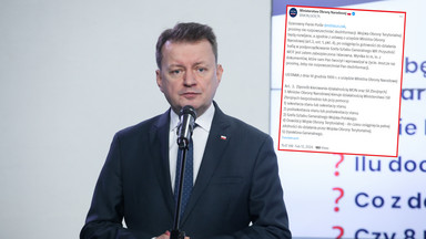 Mariusz Błaszczak chwalił rząd PiS. Szybka riposta z MON