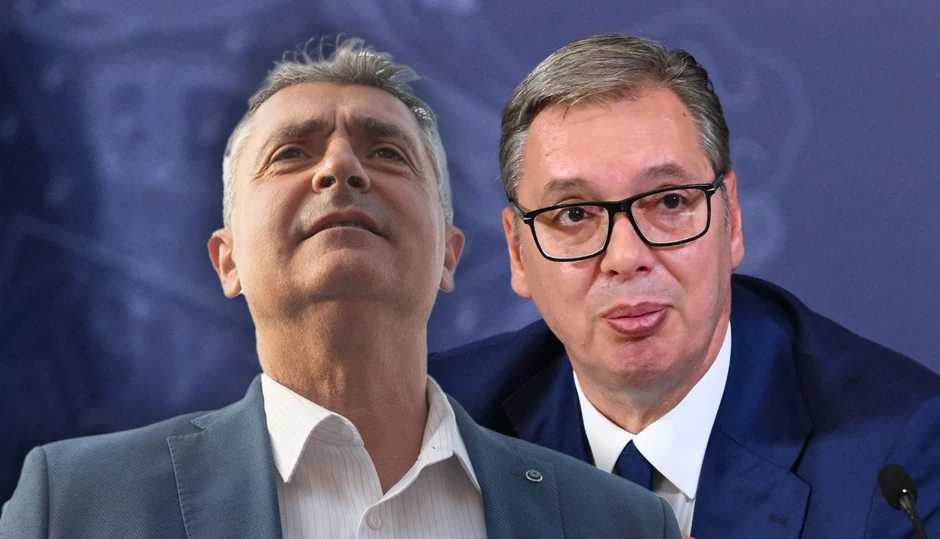 Ilija Srdanović i Aleksandar Vučić 